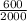 \frac{600}{2000}