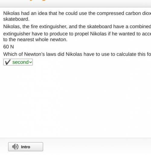 Nikolas had an idea that he could use the compressed carbon dioxide in a fire extinguisher to propel