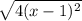 \sqrt{4(x-1)^{2} }