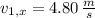 v_{1,x} = 4.80\,\frac{m}{s}