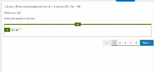 [2(x + 10)1° What is the value of x? (3x - 30) Enter your answer in the box x=