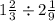 1\frac{2}{3} \div2\frac{1}{9}