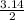 \frac{3.14}{2}