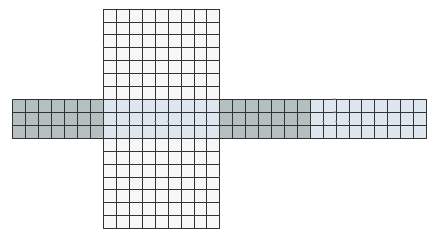 What is the volume of the prism that can be constructed from this net?  units3