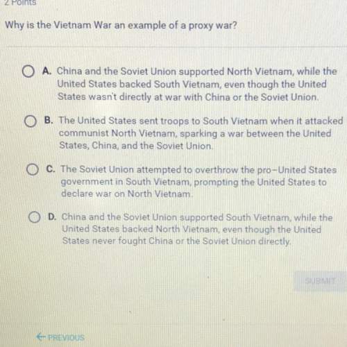 Why is the vietnam war and example of a proxy war?