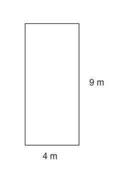 What is the area of this rectangle in square centimeters?  a. 360,000