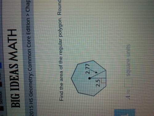 Find the area of a regular polygon.