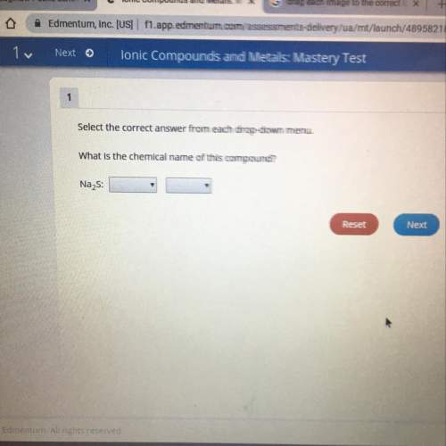 Select the correct answer from each drop-down menu. what is the chemical name of this compound