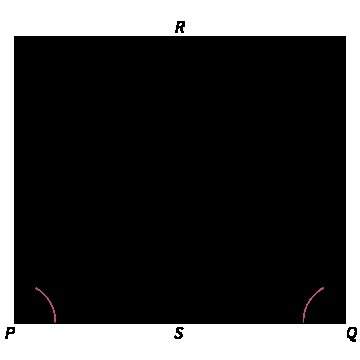 1. given: ∠p ≅ ∠q and rs bisects ∠pqr. prove: pr≅ qr supply the missing r