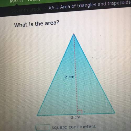 What is the area?  in square centimeters