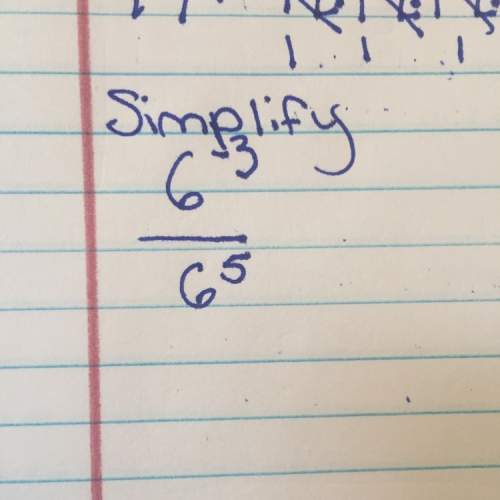 Simplify six to the -3rd power over six to the fifth power