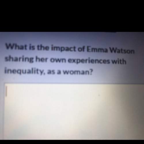 What is the impact of emma watson sharing her own experiences with inequality?