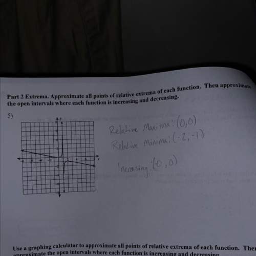 Pre calculus homework. i’m stuck and don’t know what to do here. relative extrema