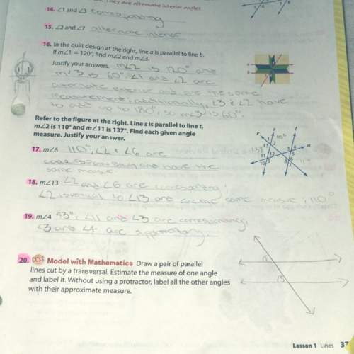 With #20! i know the drawing part; how do i "estimate the measure of one angle"