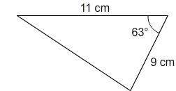 What is the area of this triangle?  pls im failing haha