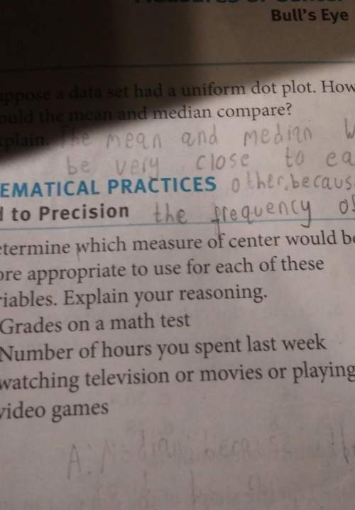 Determine which measures of center would be more appropriate to use for each of these variables