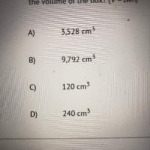 The width of the box is 12cm. the length of the box is two times the width. the height is 10 cm long