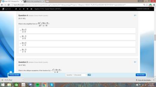 What is the simplified form of the quantity 4 z squared plus 16z plus 15 over the quantity 2 z squar