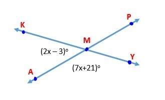 Find the sum of angles kma and yma.  asap and show work so i can understand!