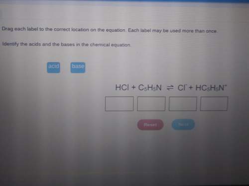 Identify the acids and the bases in the chemical equation