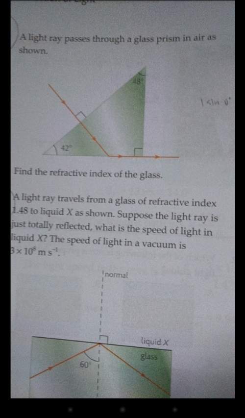 Find the refractive index of the glass
