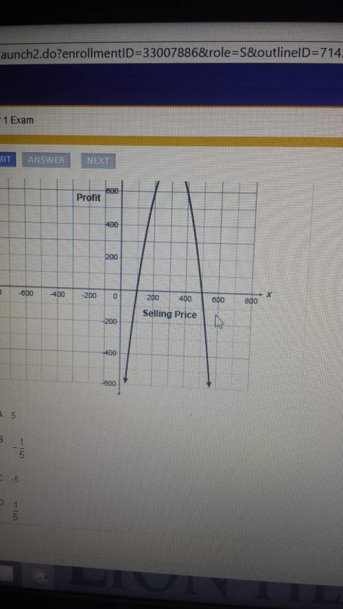 Amazing gadget corporation has determined a quadratic relationship between its selling price for its