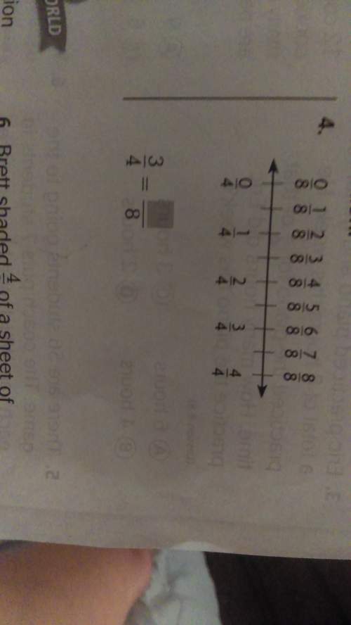 Use the number line to find the equivalent fraction