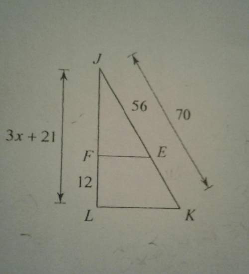 Ineed to solve for x. i'm so confused with the whole 'slide splitting theorem' thing