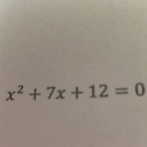 X^2+7x+12=0, can you me solve this