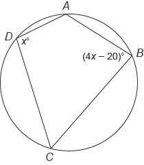 will give brainliest quadrilateral abcd  is inscribed in this circle
