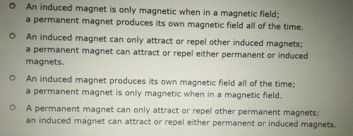 What is the difference between an induced and a permanent magnet?