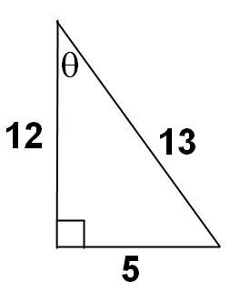 In the triangle below, what is csc θ?