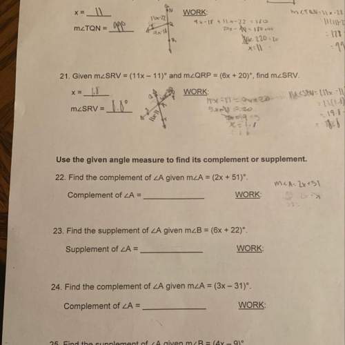How do you do complement and supplement problems