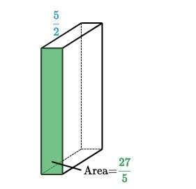 What is the volume of the following rectangular prism?