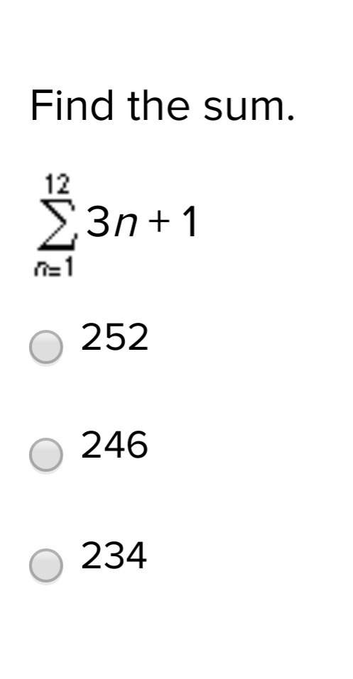 Part 1.] in two or more complete sentences, describe the difference between an infinite series and a