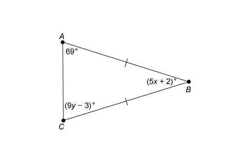 What is the value for x?  enter your answer in the box. x =