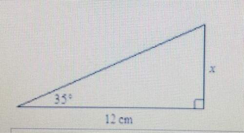 Find the value of x round to the nearest tenth the diagram is not to scale.