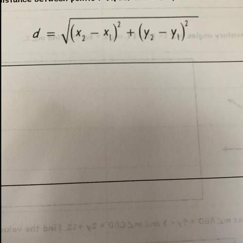 7. find the distance between points f(7,21) and g (-5, 18) to the nearest tenth. d = v(x2 – x.