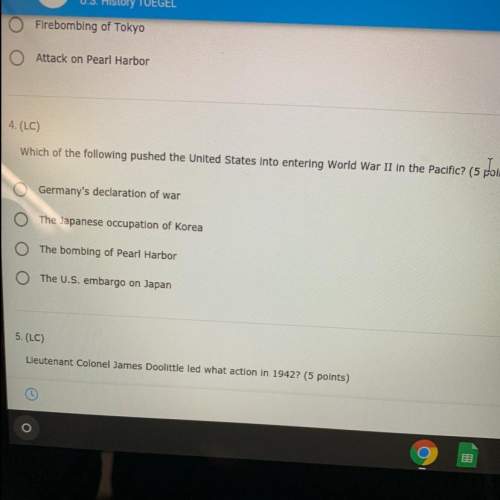 Which of the following pushed the united states into entering world was ii in the pacific