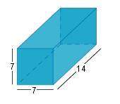 What is the surface area of the rectangular prism below?  a. 496 units^2 b. 248 un