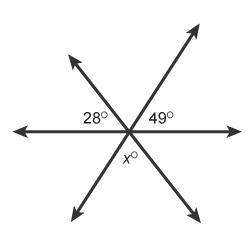 Use the relationship between the angles in the figure to answer the question. which equa