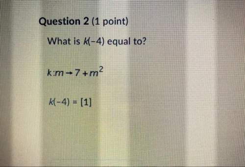 What is k(-4) equal to?  k: m =&gt; 7+m^2 k(-4) = [1]