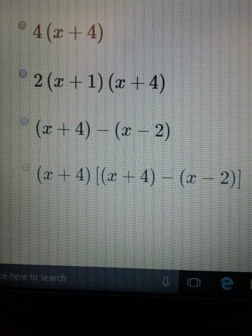 Select the expression that is equivalent to (x+4)^2 - (x-2) (x+4)