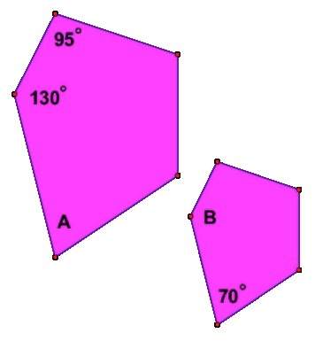 With these two math questions  if these two figures are similar, what is th