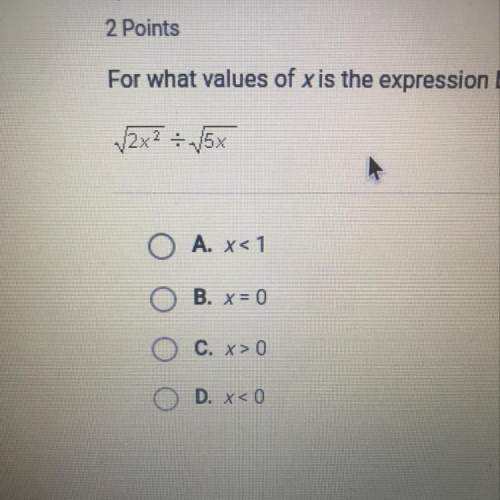 For what values of x is the expression below defined?