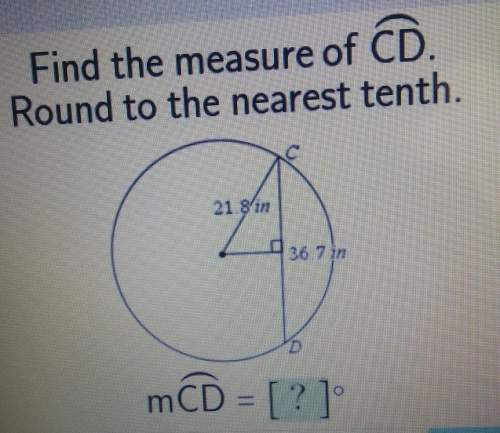 Find the measure of cd. round to the nearest tenth.