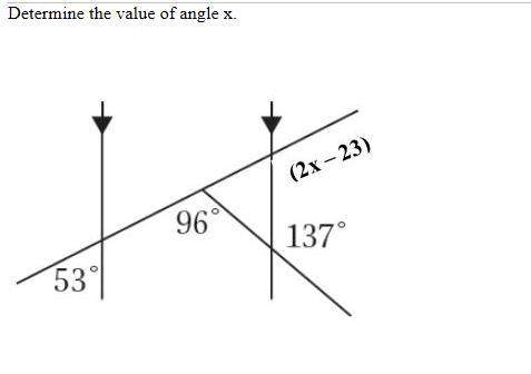 40 points will give brainliest - what's the measure of the angle?