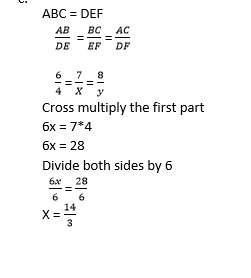 Iam trying to solve this thing. i found the value for x for i can find y. can someone ? make sure