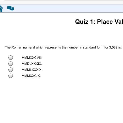 The roman numeral which represents the number in standard form for 3,089 is:  a. mmmxxc