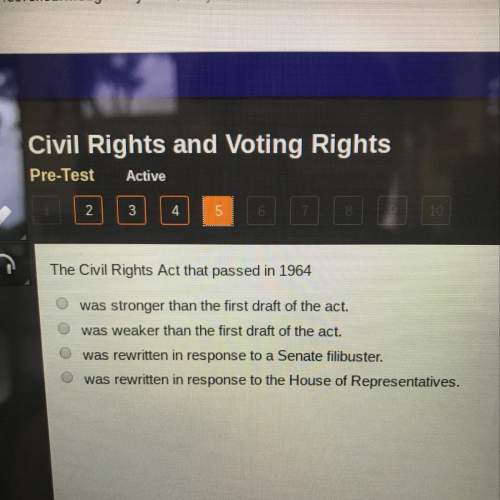 The civil rights act passed in 1964